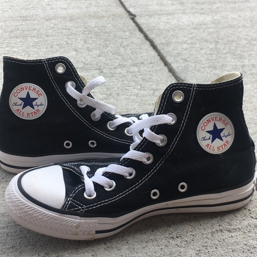 High top black converse